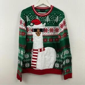 Blizzard Bay Men’s Alpaca Christmas Holiday Sweater Size M ...